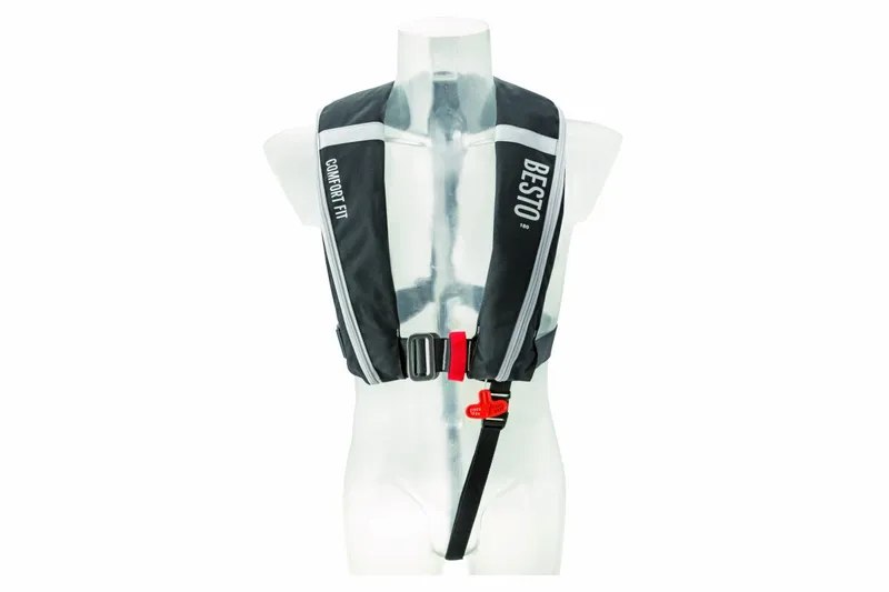 Besto Comfort Fit 180N Reddingsvest - Zwart/grijs