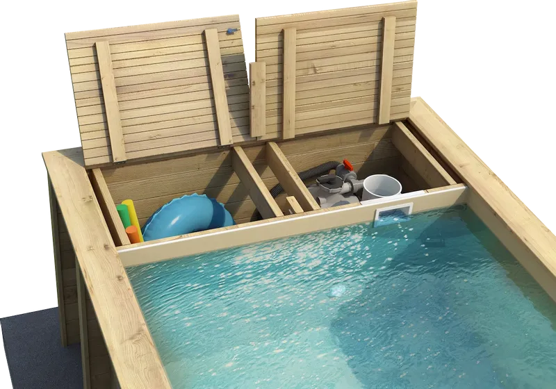 BWT Pool'n Box 6.20 X 2.50 X 1.33 M Stadszwembad - Met Zandfilterpomp - Afbeelding 3