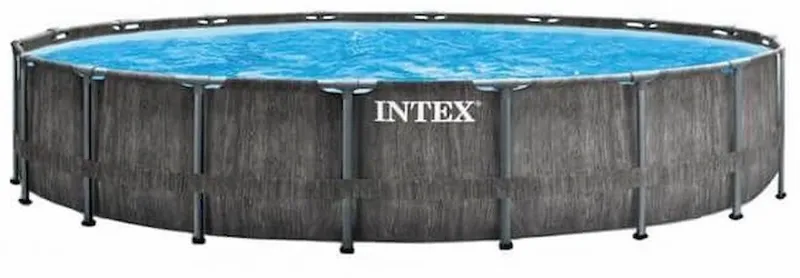 Intex Prism Frame Pool Greywood - 549 X 122 Cm – Met Filterpomp En Accessoires