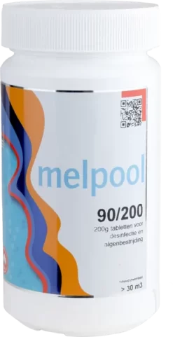 Melpool Grote Chloortabletten 200 Grams 1 Kg