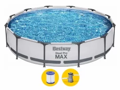 Bestway Steel Pro MAX Zwembad - 366 X 76 Cm - Met Filterpomp