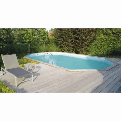 Gardipool Oblong 6.20 X 3.90 X 1.46 M Houten Zwembad