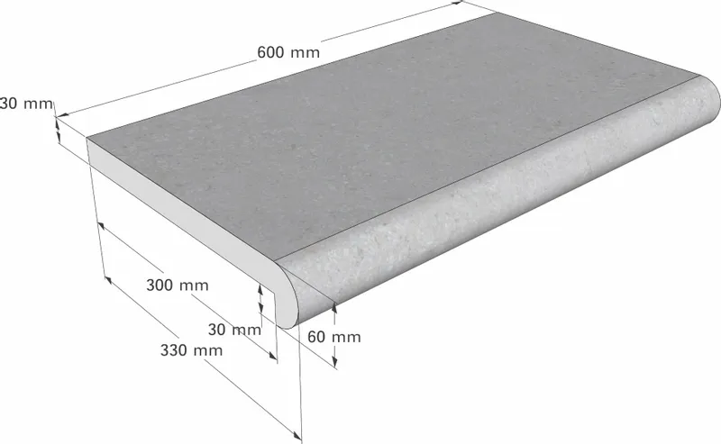 Scandi Roc Napoli Randtegel - Mountain Black - Afbeelding 4