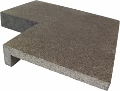 AQS Asian Black Randtegel – Hoekstuk