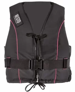 Besto Dinghy Zipper 50N Zwemvest - Zwart/Roze